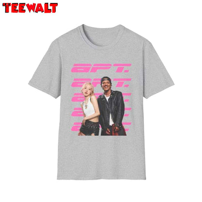 Rose T Shirt, Bruno Mars Apt Merch, For Family,