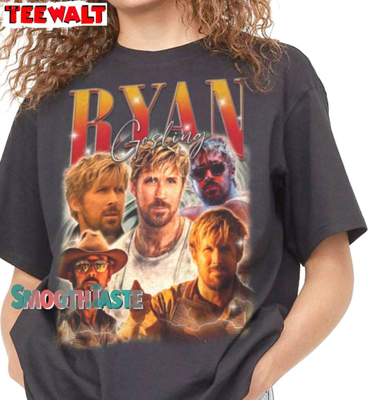 Vintage Ryan Gosling Shirt, Retro Rock Poster Short Sleeve Long Sleeve