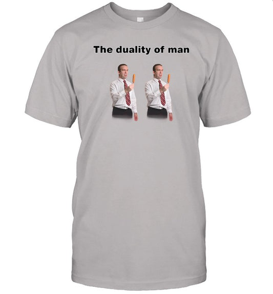 Lucca International The Duality Of Man 2 Identical Stock Images Shirt