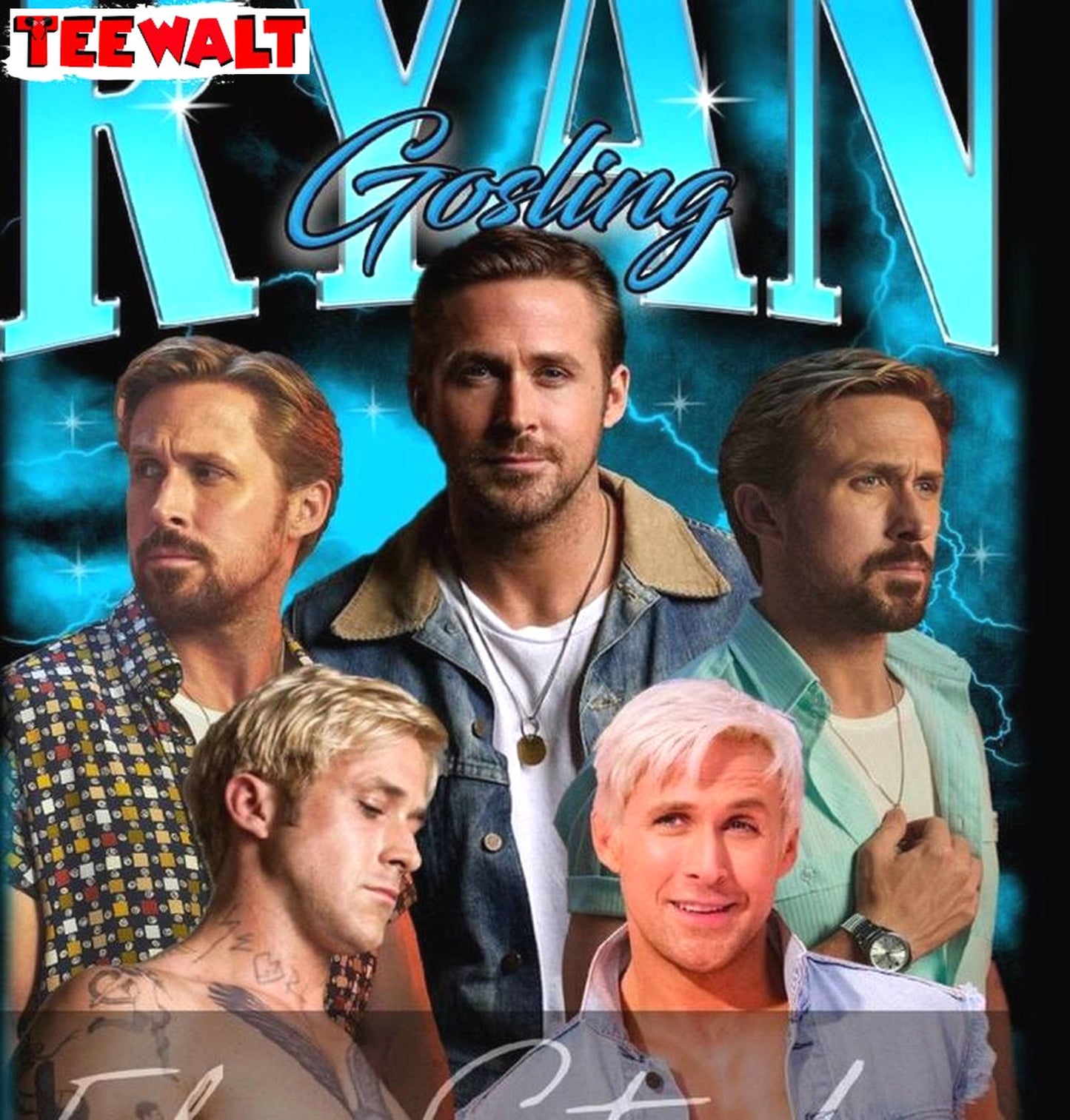 Limited Ryan Gosling Shirt, Must Have Crewneck Long Sleeve Gift For Fan