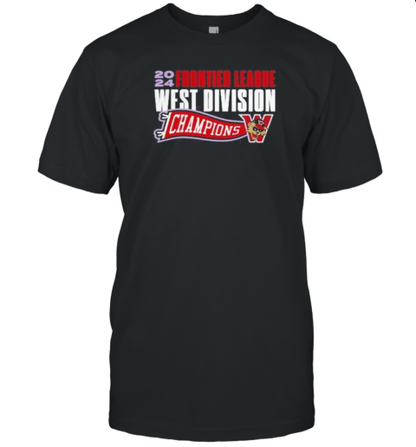 Frontier League West Division Champions 2024 Washington Wild T-Shirt