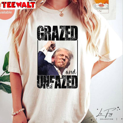 Must Have Fight Trump Short Sleeve , Comfort Glazed And Unfazed