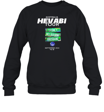 Hev Abi September 2024 Australia Tour T-Shirt