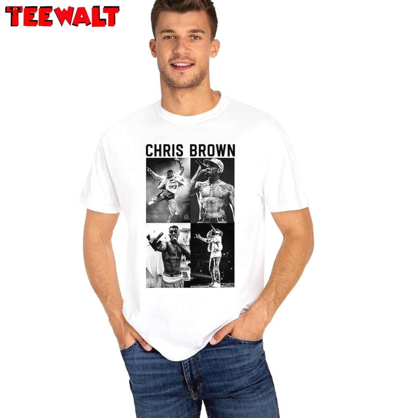 Trendy Chris Brown Shirt, Must Have 11 11 Tour 2024 Crewneck Tee Tops