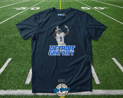 Detroit Grit City Jamo - Custom Detroit Football T-Shirt