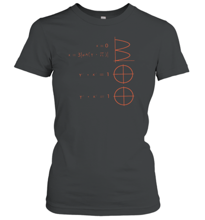 Funny Halloween Boo Math Teacher T-Shirt