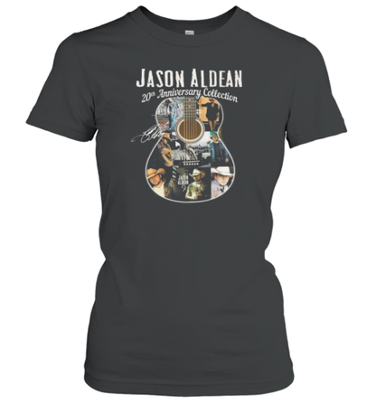 Jason Aldean 20Th Anniversary Collection Guitar Signatures T-Shirt