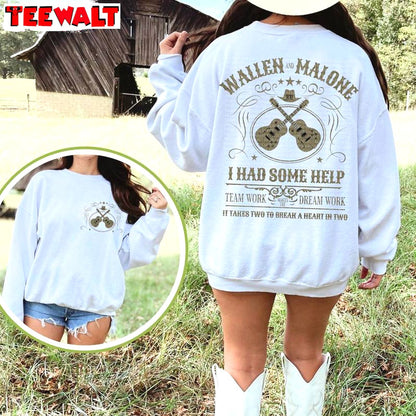 Must Have Wallen Country Song Sweatshirt , Neutral I Had Some Help Shirt Unisex Hoodie