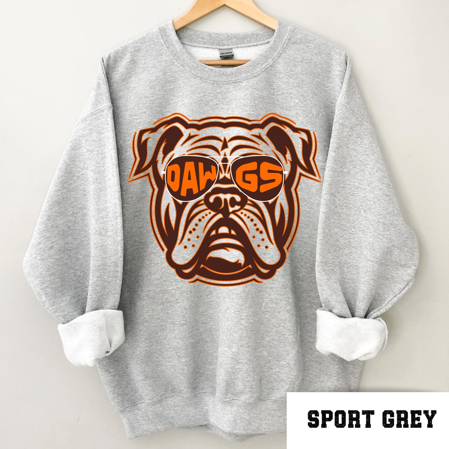 Cleveland Football Sweatshirt - Dawgs Crewneck, Sports Apparel Gift For Fans