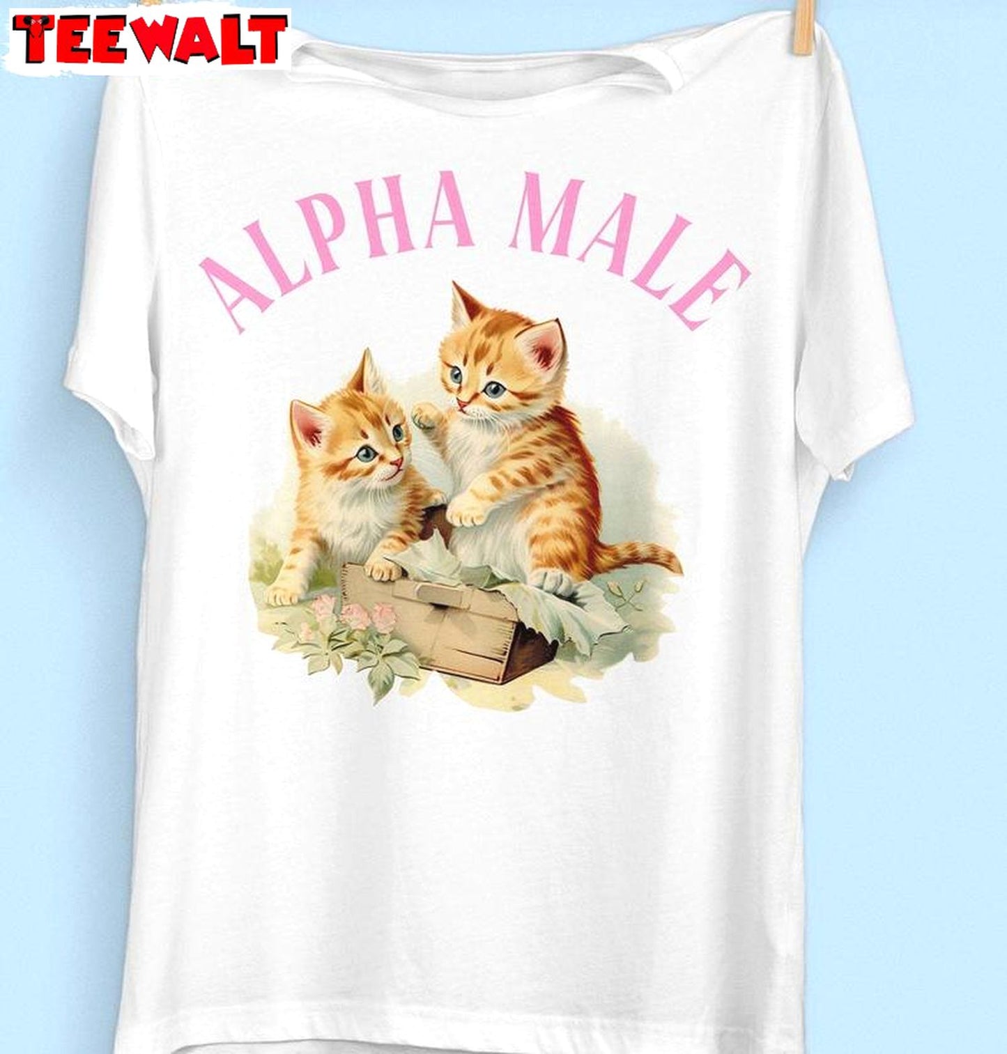 Alpha Male Cat Inspirational T Shirt, Must Have Alpha Male Shirt Sweater