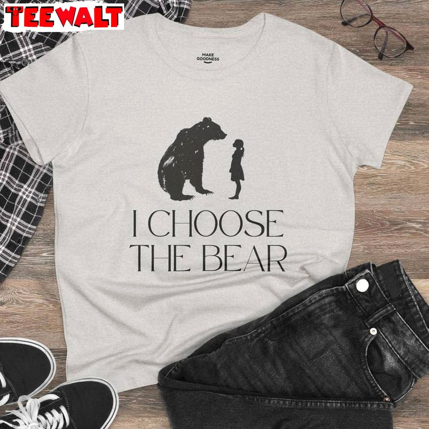 Unique I Choose Bear Shirt, Cool Design Sweatshirt Unisex T Shirt For Men Women