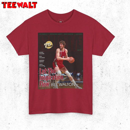 Portland Trailblazers Blazers Magazine Cover T Shirt, Groovy Bill Walton Shirt Tank Top