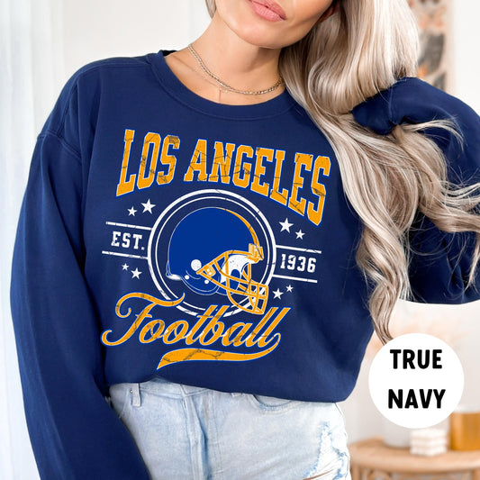 Vintage Los Angeles Football Sweatshirt, Ram Shirt, Nacua Apparel