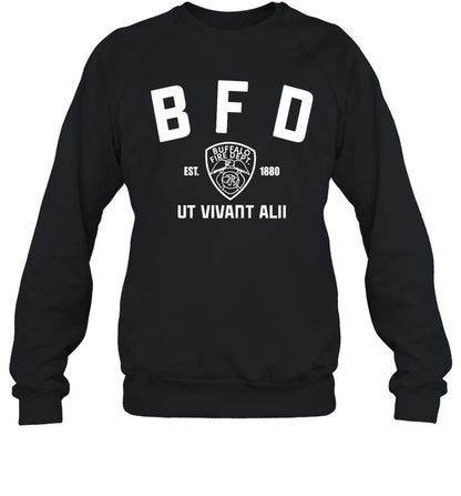 Bfd Buffalo Fire Dept Ut Vivant Alii Est 1880 Hoodie