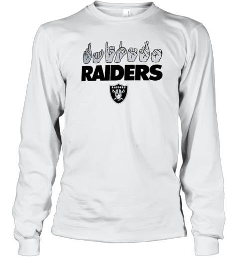 Las Vegas Raiders Sign Language Hands T-Shirt