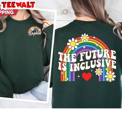 Awesome Trans Rights Unisex Hoodie, Must Have The Future Is Inclusive