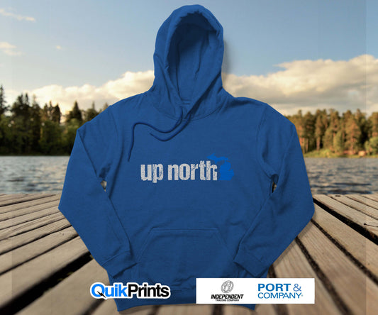 Up North Michigan (Vintage ) - Pullover Hoodie