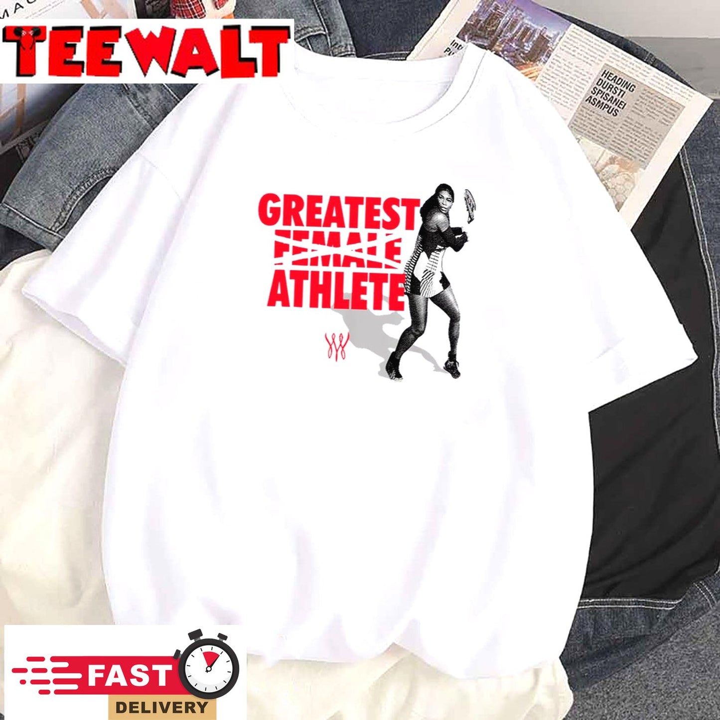 Serena Williams Husband Wear Greatest Female Athlete  Unisex T-Shirt