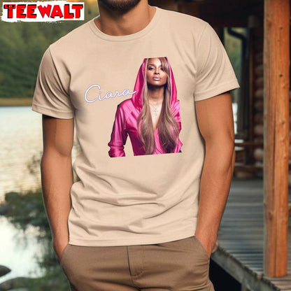 Cool Design Hot Ciara Goodies T Shirt, Concert 2024 Tour Groovy Short Sleeve Crewneck