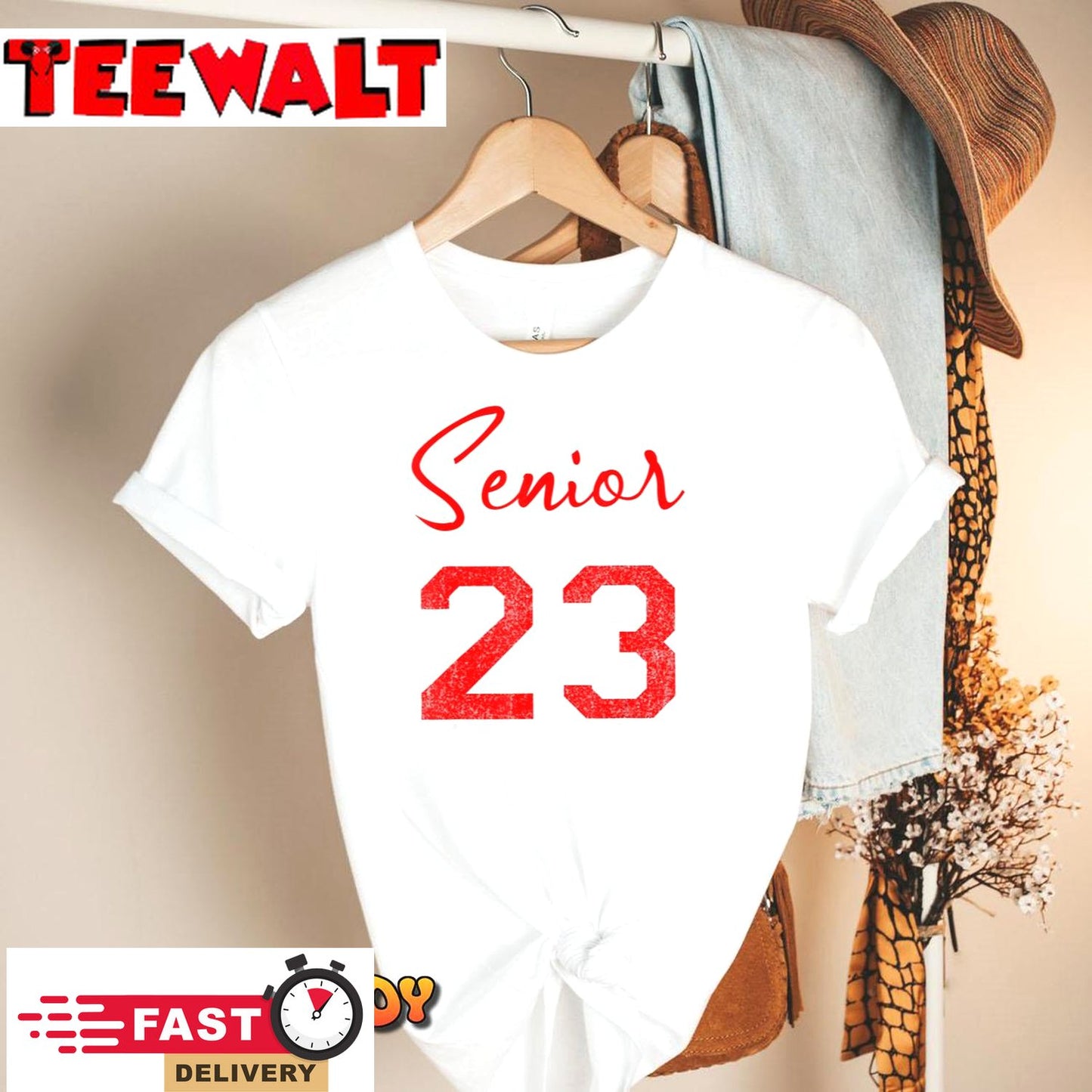 SENIOR CLASS 2023 SENIOR SWAG 21 - SENIOR CLASS 23 RED GIFT T-Shirt