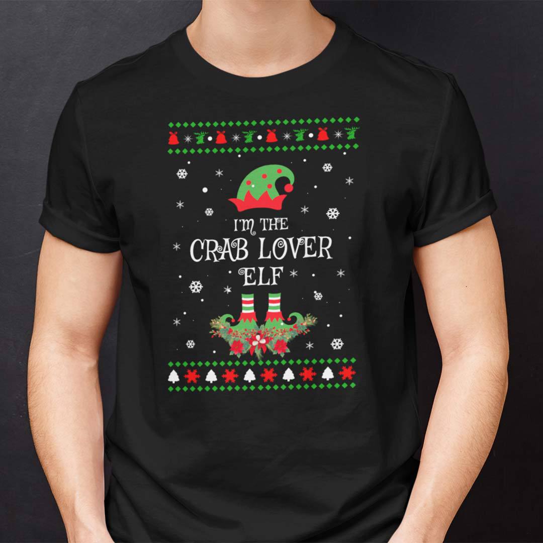 Christmas Crab Shirt I'm The Crab Lover ELF