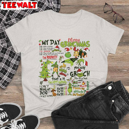 Merry Grinchmas Sweatshirt People Shirt Grincy Shirt