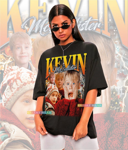 Unisex Kevin Mccallister Shirt Home Alone Xmas Movie Apparel