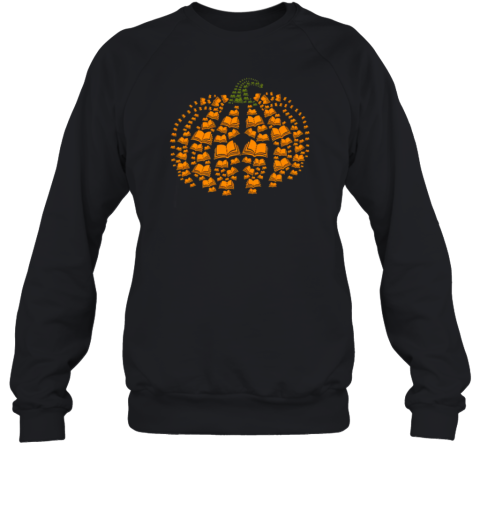 Halloween Pumpkins And Books Teacher T-Shirt