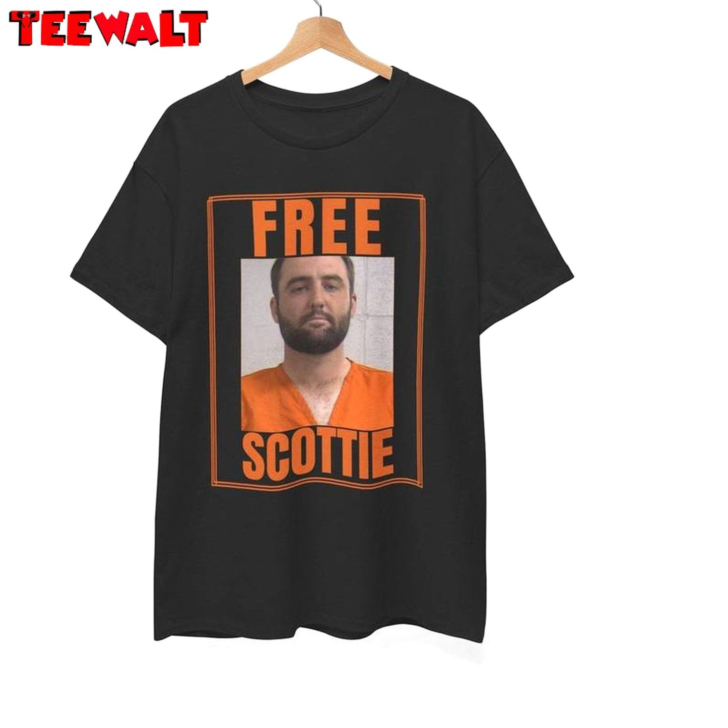 Vintage Free Scottie Scheffler Mug Shot T Shirt, Free Scottie Shirt Crewneck