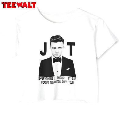 Cool Design Justin Timberlake Shirt, Trendy World Tour Crewneck Long Sleeve