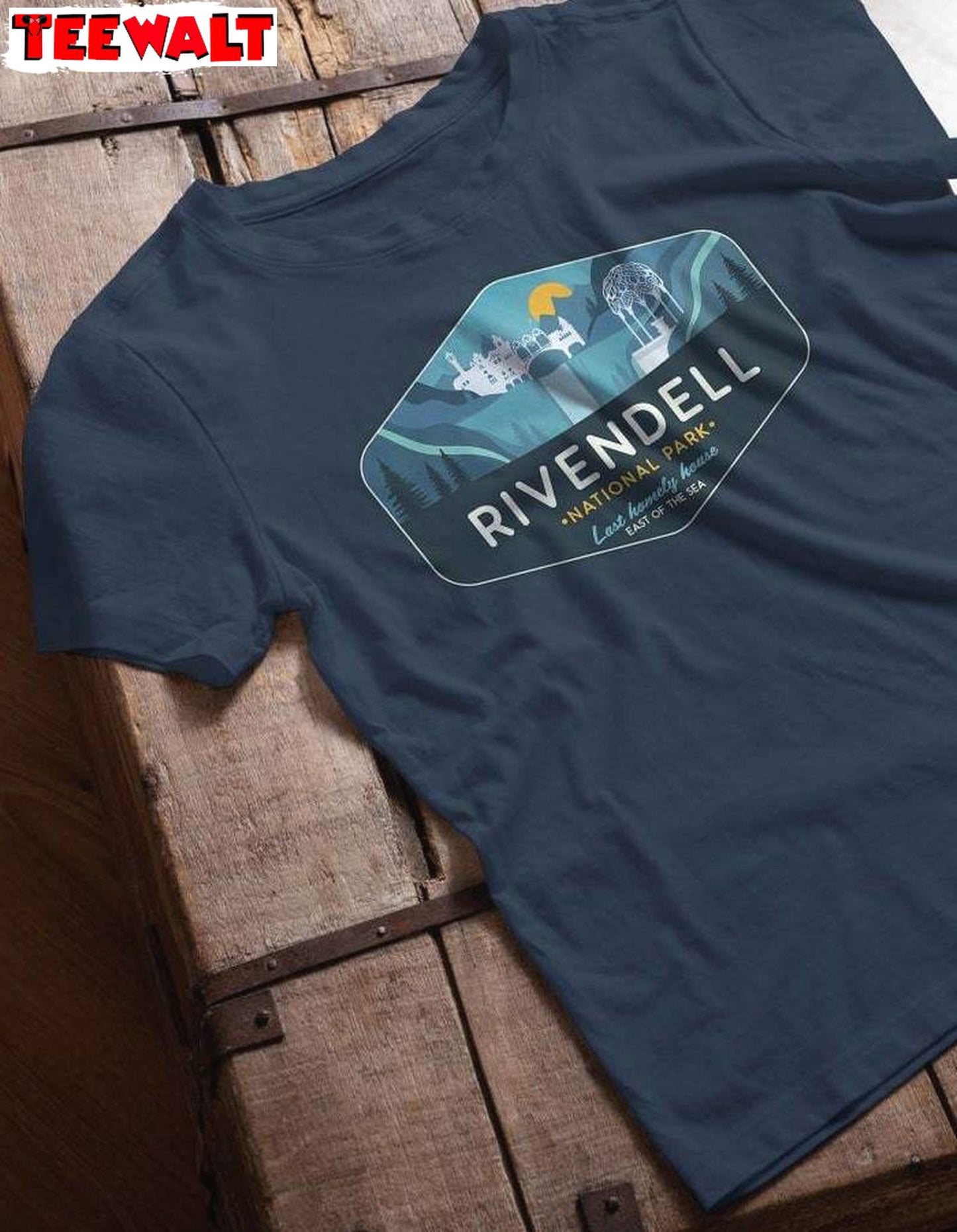 Lord Of The Rings Shirt, Rivendell National Park Unisex Hoodie Long Sleeve