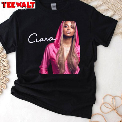 Cool Design Hot Ciara Goodies T Shirt, Concert 2024 Tour Groovy Short Sleeve Crewneck