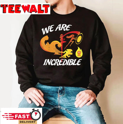 Disney Pixar Incredibles We Are Incredible Family T-Shirt