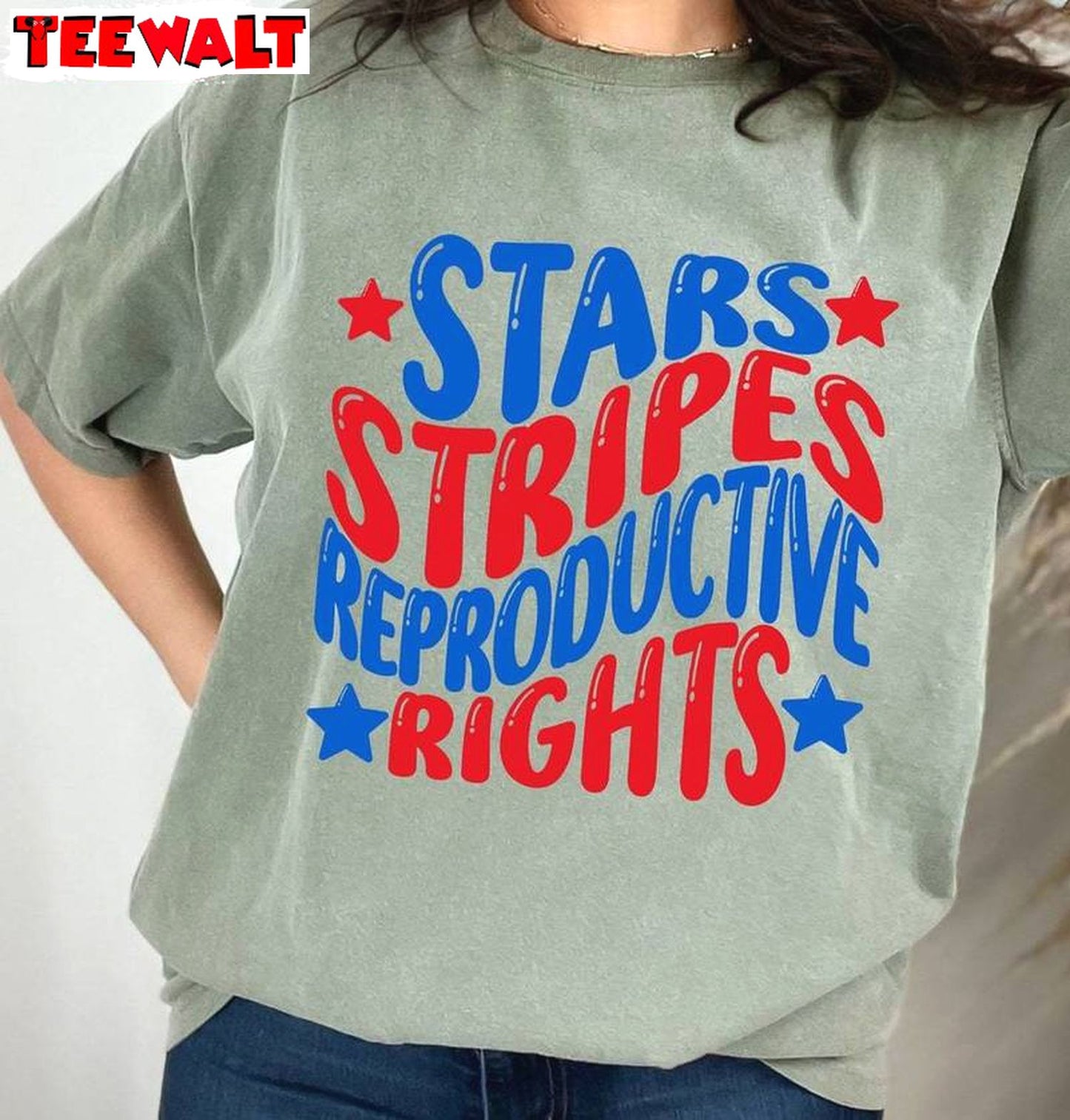 Social Justice Unisex Hoodie, Comfort Stars Stripes And Reproductive Rights Shirt Crewneck