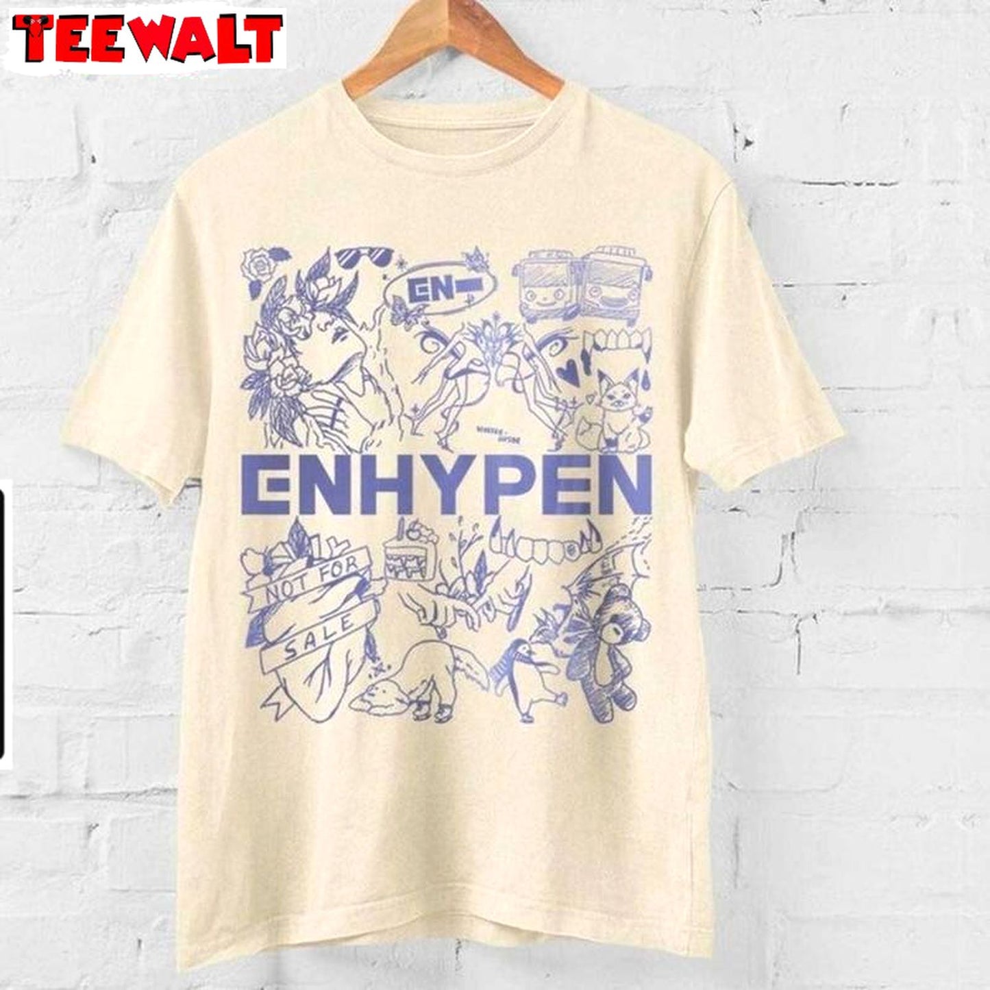 Enhypen Kpop Shirt, Enhypen Album Lyrics Crewneck Sweatshirt T-shirt