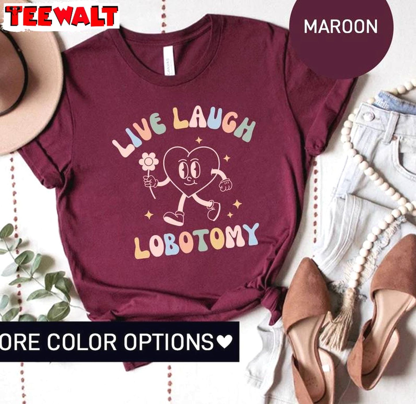 Mental Health Matters Inspired Sweatshirt , New Rare Live Laugh Lesbian Shirt Sweater