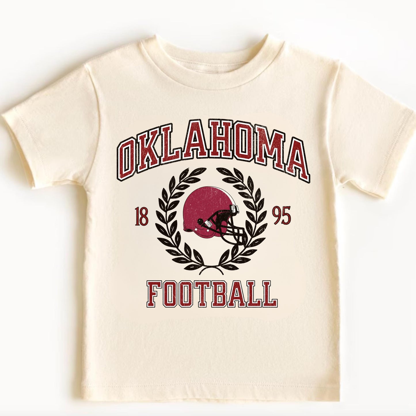 Oklahoma Football Toddler Shirt, Vintage Game Day Apparel For Kids