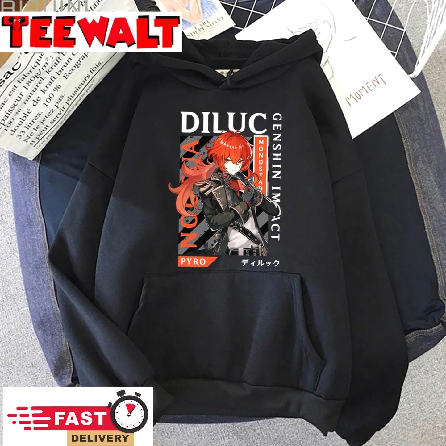 Diluc Genshin Impact Fanmade Unisex Sweatshirt