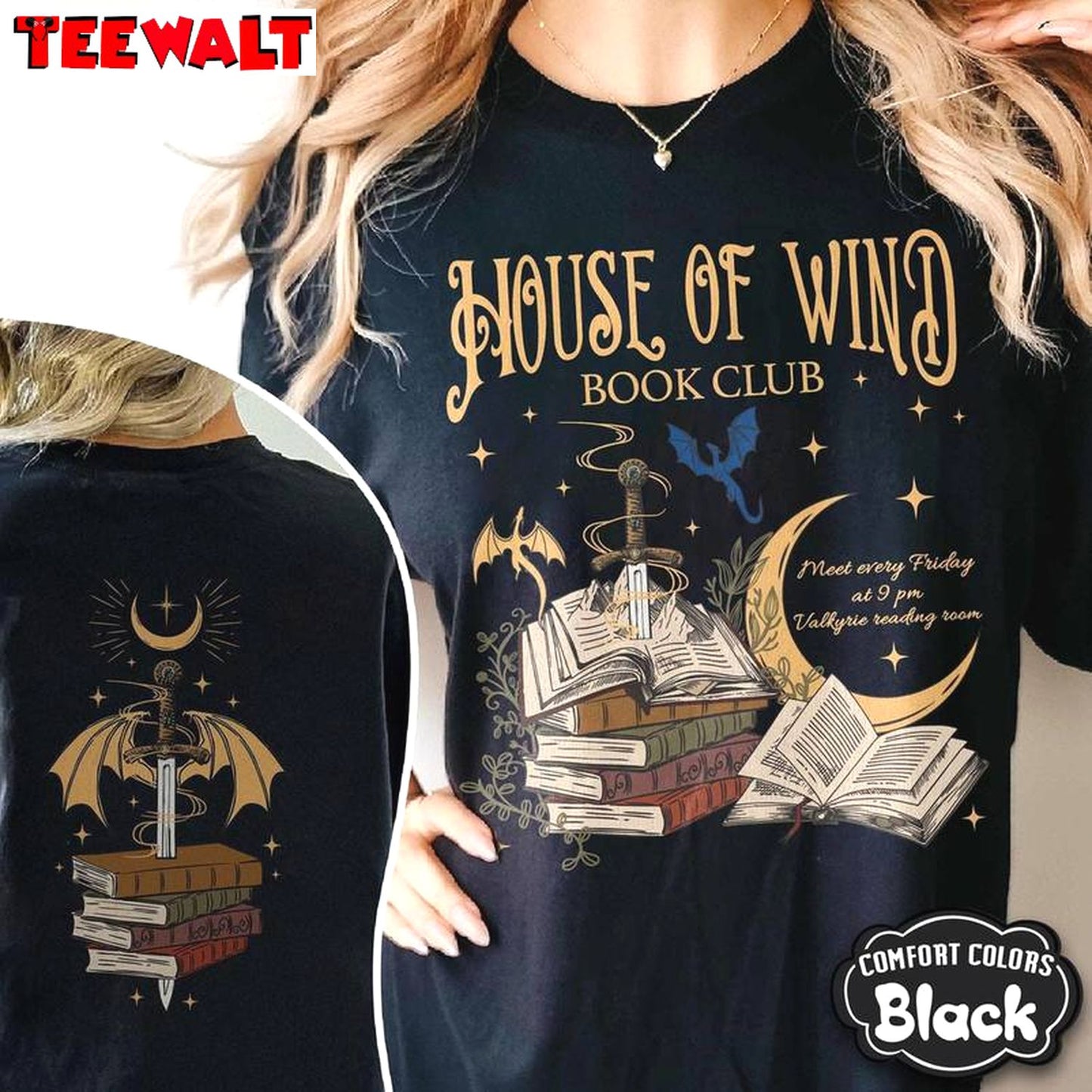 Groovy House Of Wind Book Club Sweatshirt, Acotar Book Club Tank Top Crewneck