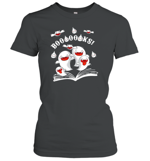 Halloween Booooks Cute Ghosts T-Shirt