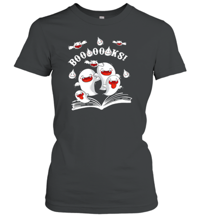 Halloween Booooks Cute Ghosts T-Shirt