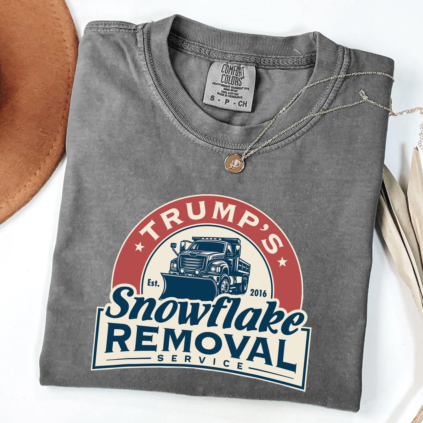 Trump'S Snowflake Removal Service Maga Comfort Colors Shirt