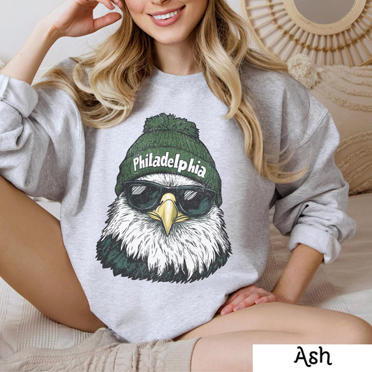 Vintage Philadelphia Football Sweatshirt, Retro Eagles