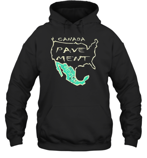 Canada Mexico Map Country Vintage T-Shirt