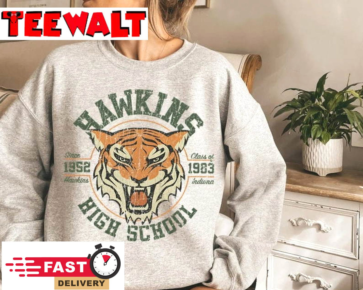 Hawkins High School Stranger Things 4 T Shirt