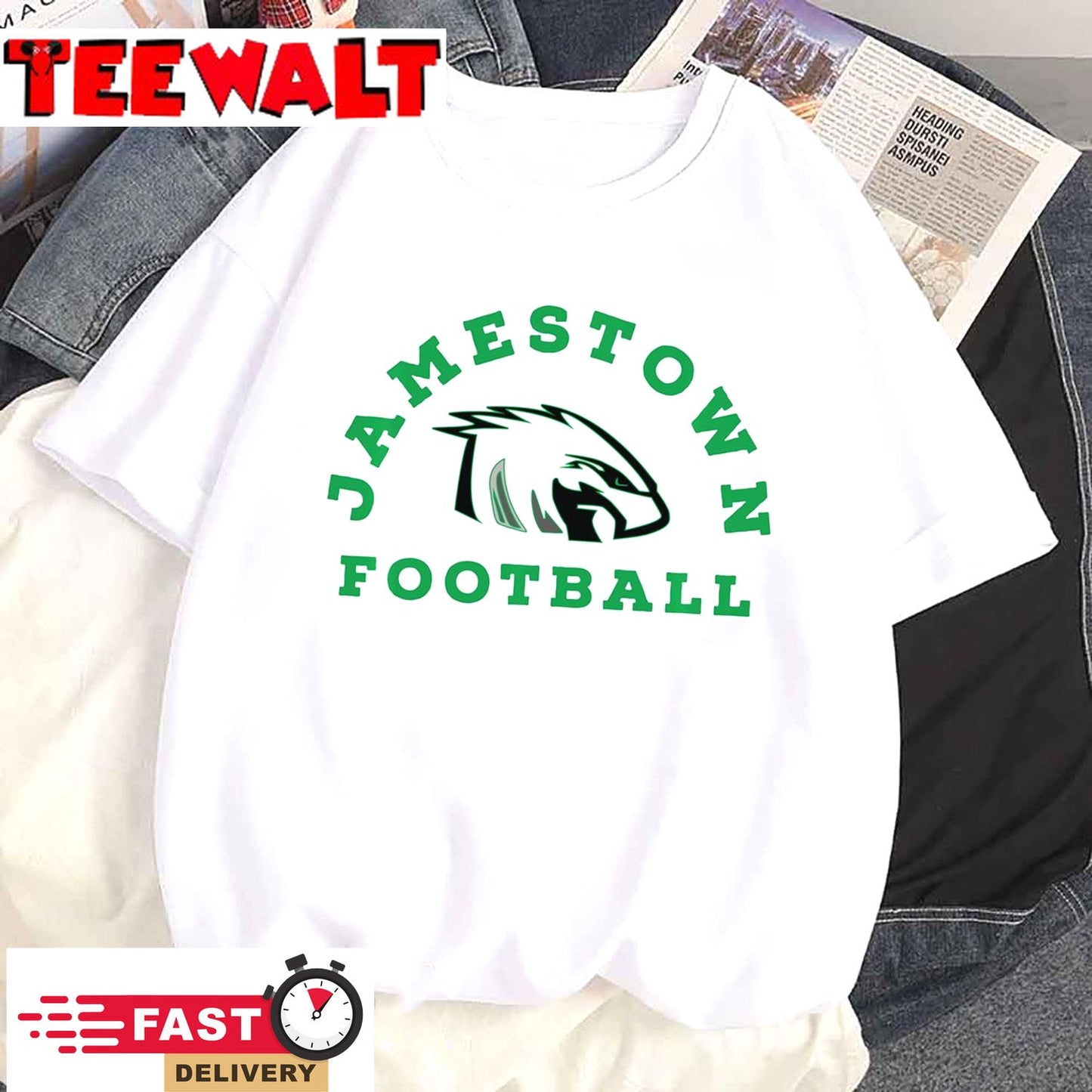 Version 2 - Jamestown Football Pullover Hoodie