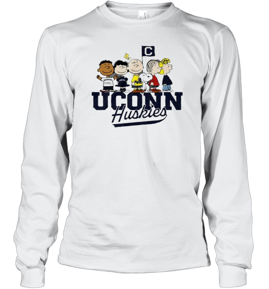 Peanuts Characters Uconn Huskies The Gang T-Shirt