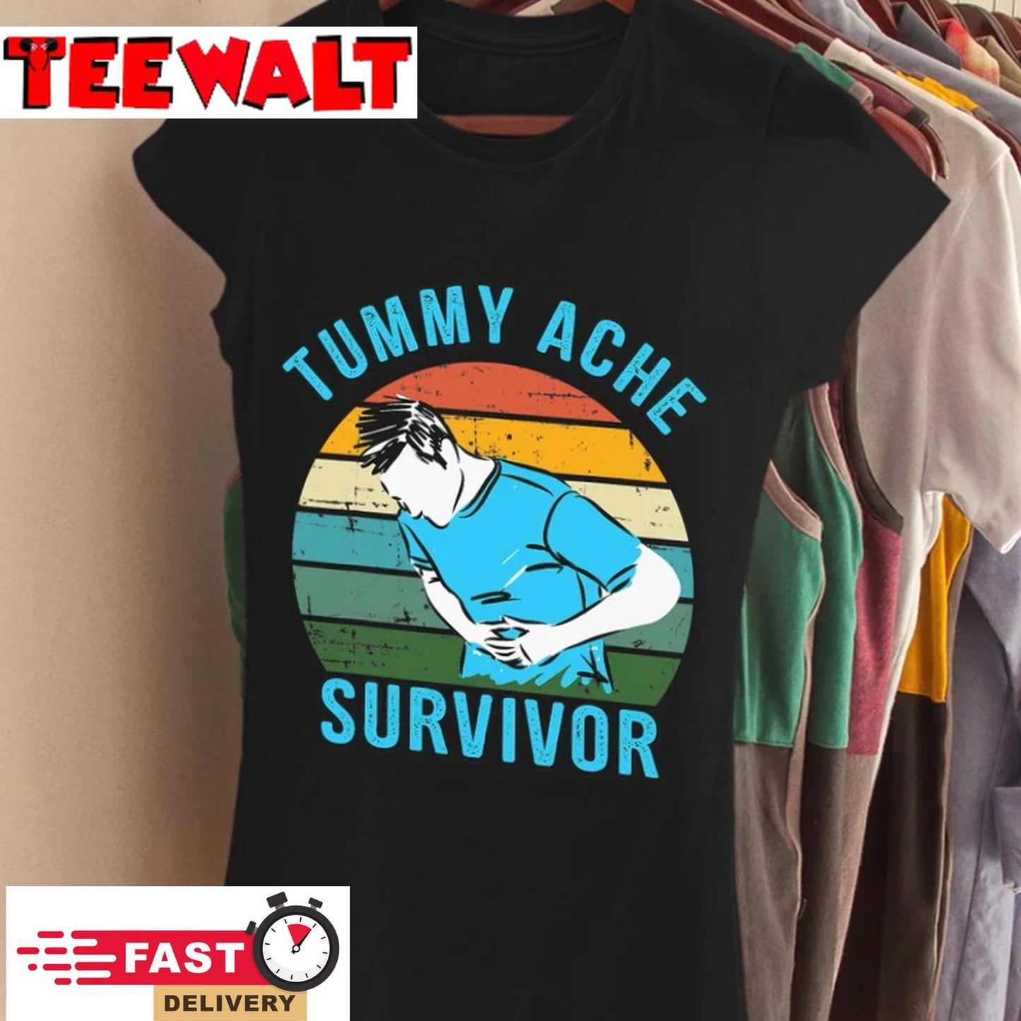 Vintage Tummy Ache Survivor Shirt