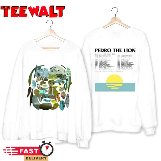 Pedro The Lion - Santa Cruz 2024 Tour Shirt, Pedro The Lion 2024 Concert Shirt