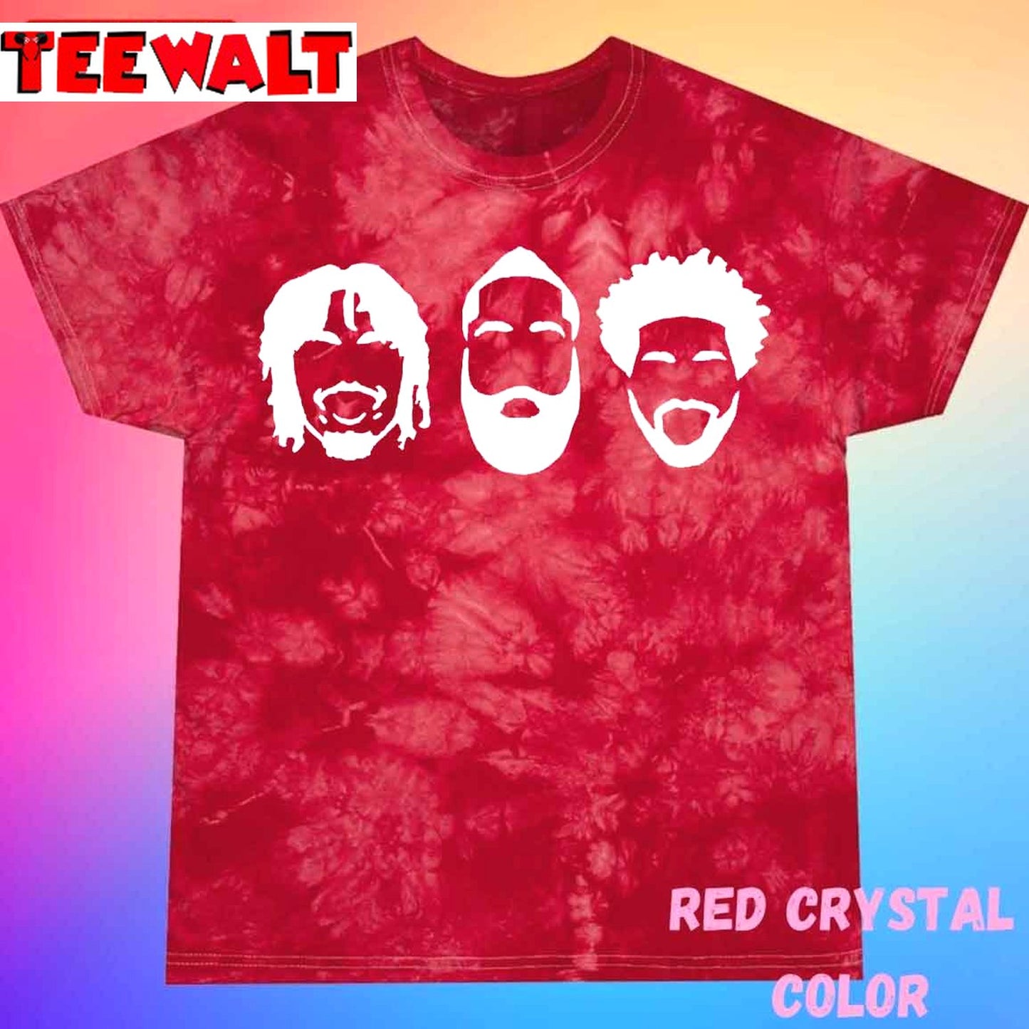 Big 3 Philadelphia Sixers Star Basketball Players James Harden Joel Embiid Tyrese Maxey Tie Dye Tee